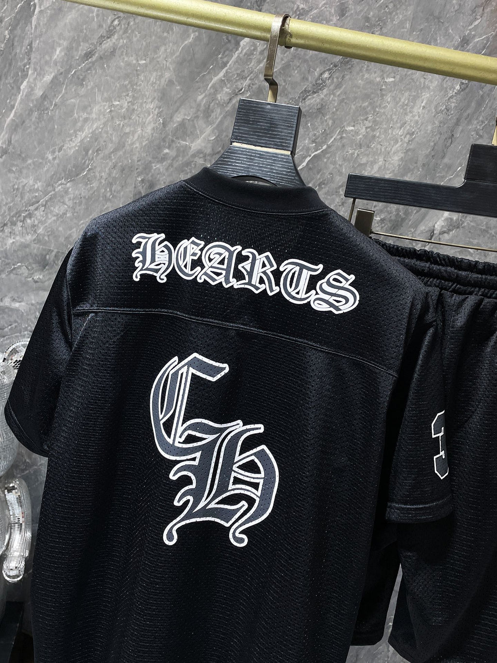Chrome Hearts Black Mesh Sets