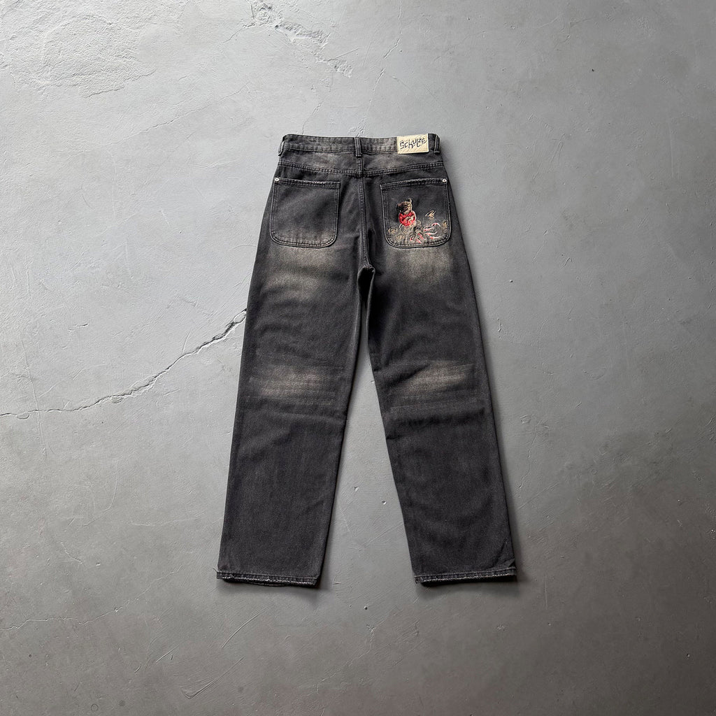 Derschutze "Koi Fish" denim jeans