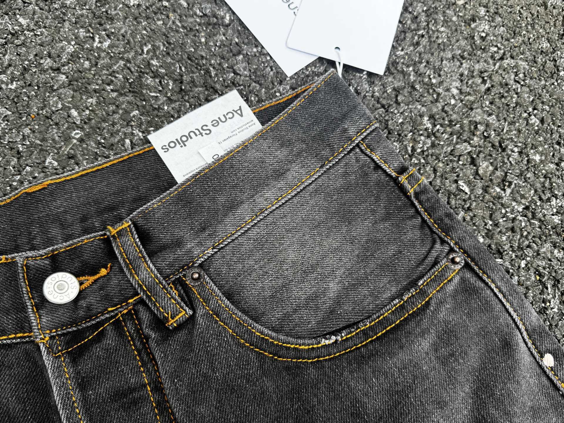 Acne Studios Black Denim Jorts