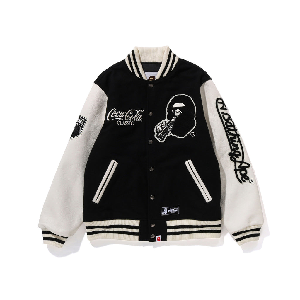 Bape Varsity Leather Jacket