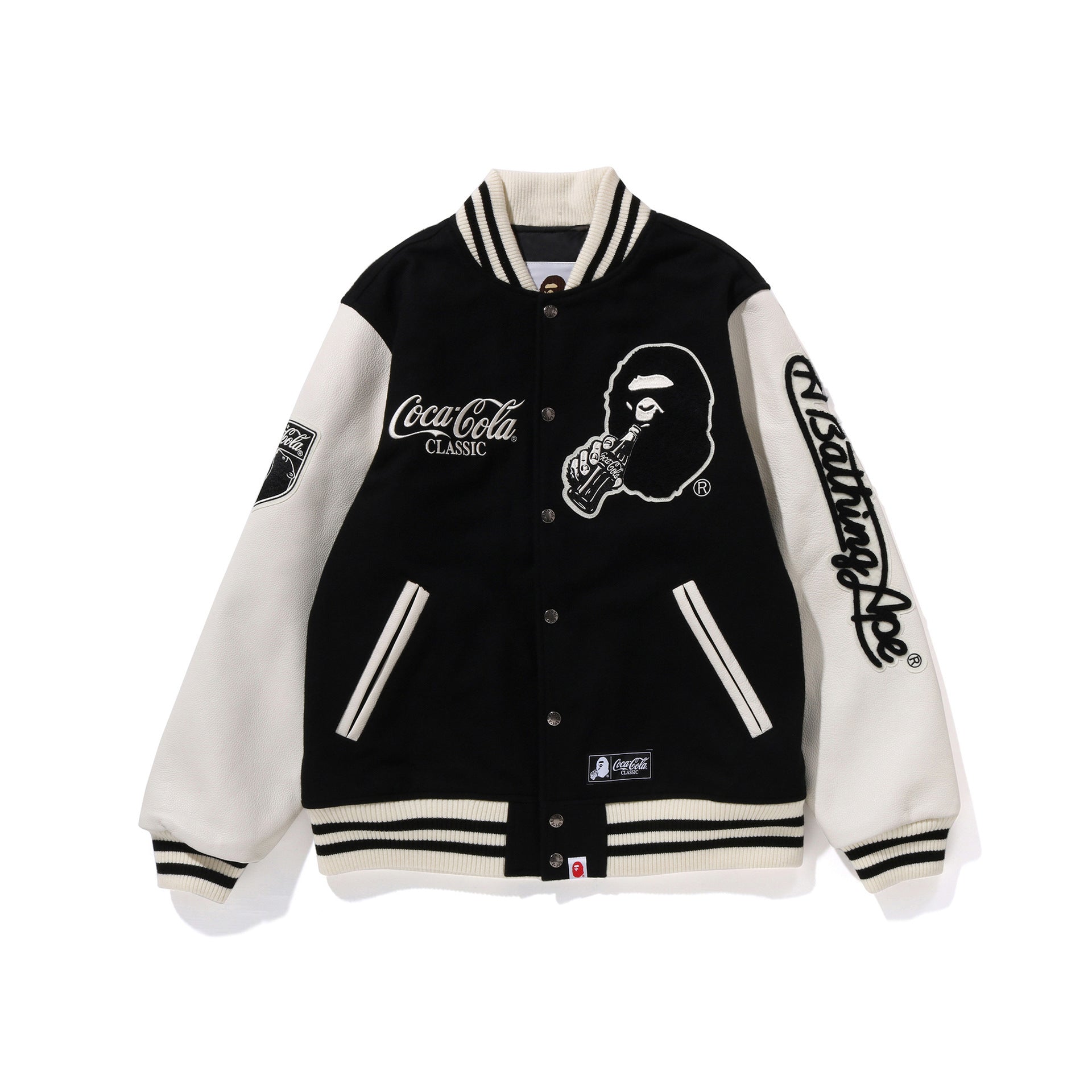 Bape Varsity Leather Jacket