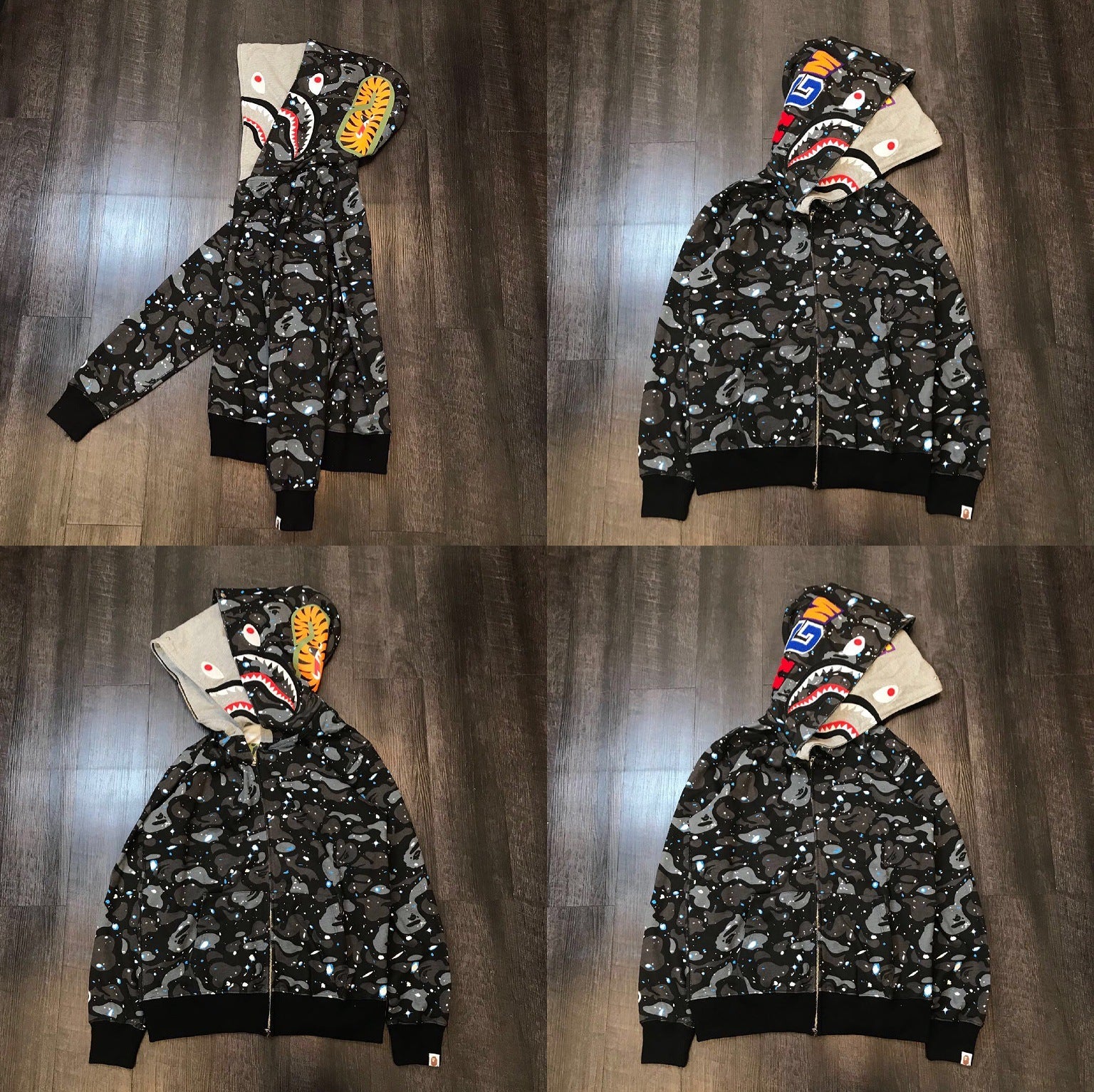 Bape Camo Double Hoodies