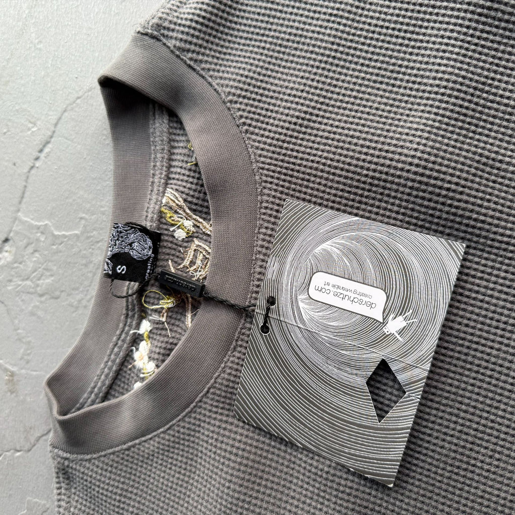 Derschutze "Blossom" Waffle Longsleeve Anthracite