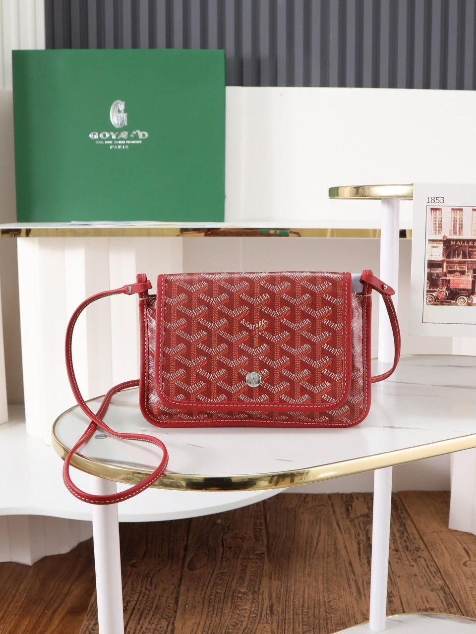 Goyard Goyardine Plumet Wallet Clutch