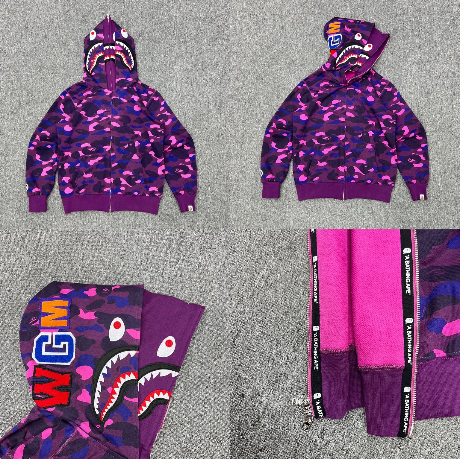 Bape Camo Double Hoodies