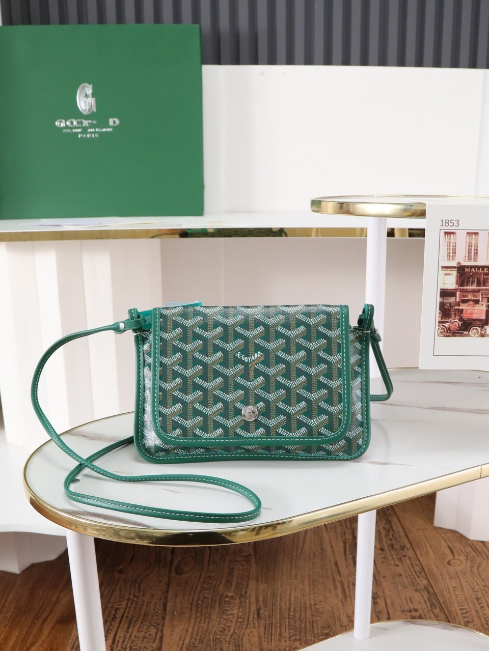 Goyard Goyardine Plumet Wallet Clutch