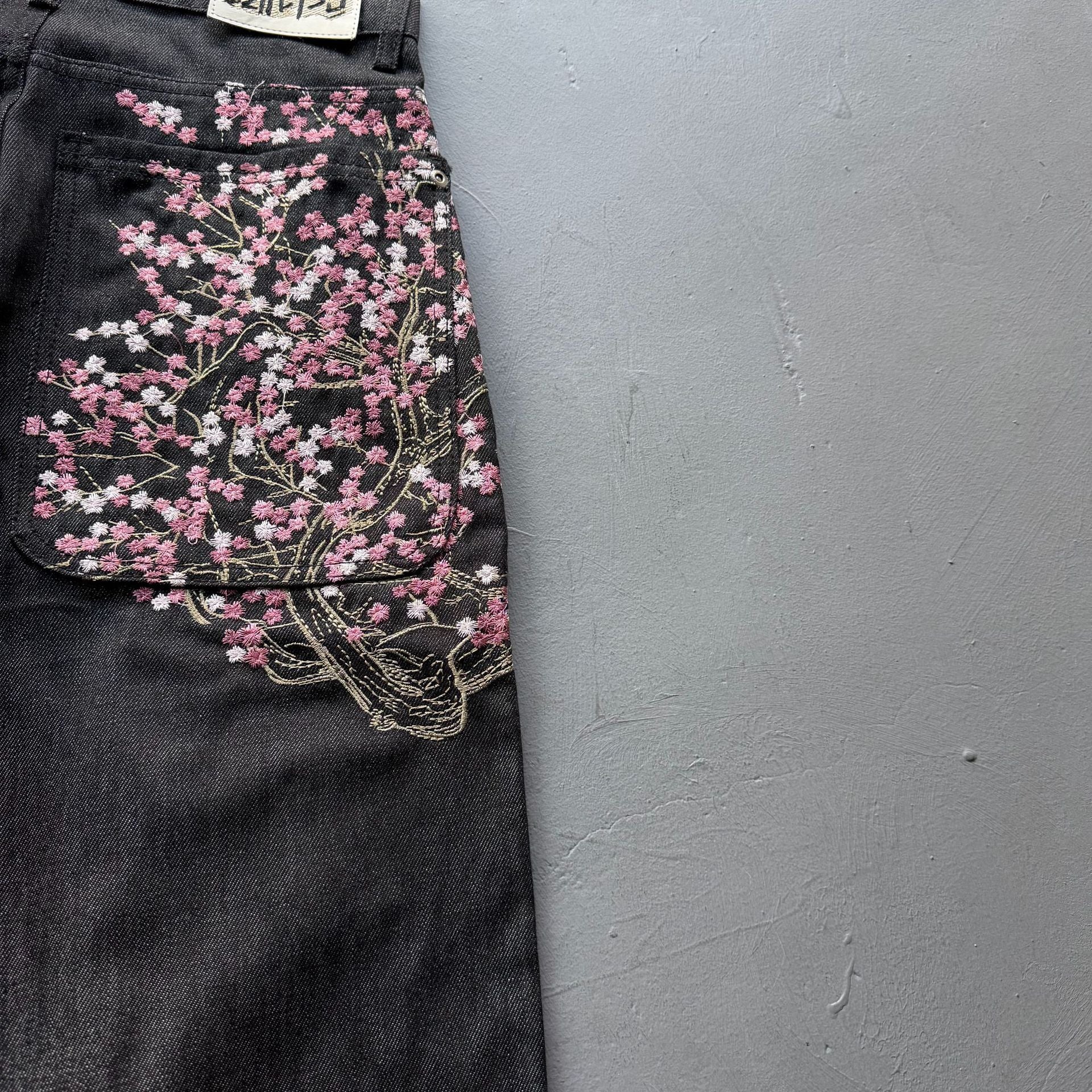 Derschutze "Blossom" Raw Denim Jorts