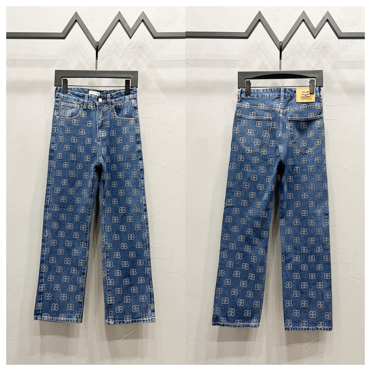 Balenciaga All-over Print Jeans