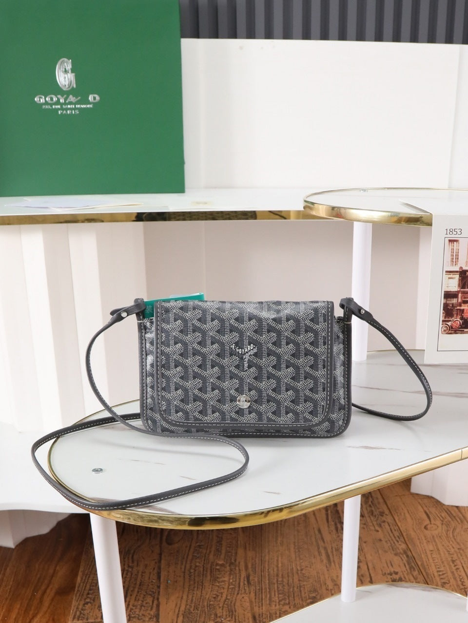 Goyard Goyardine Plumet Wallet Clutch