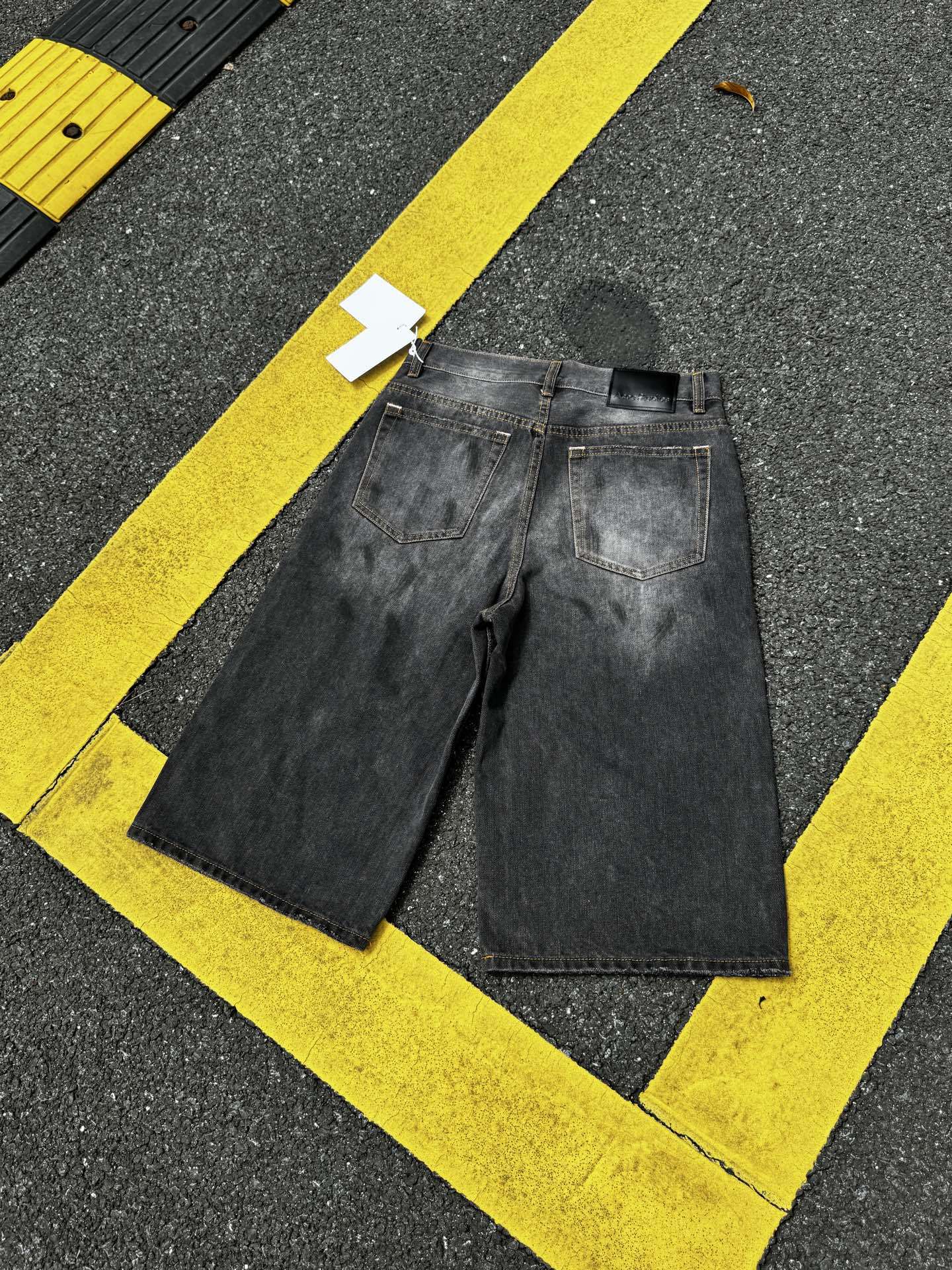 Acne Studios Black Denim Jorts