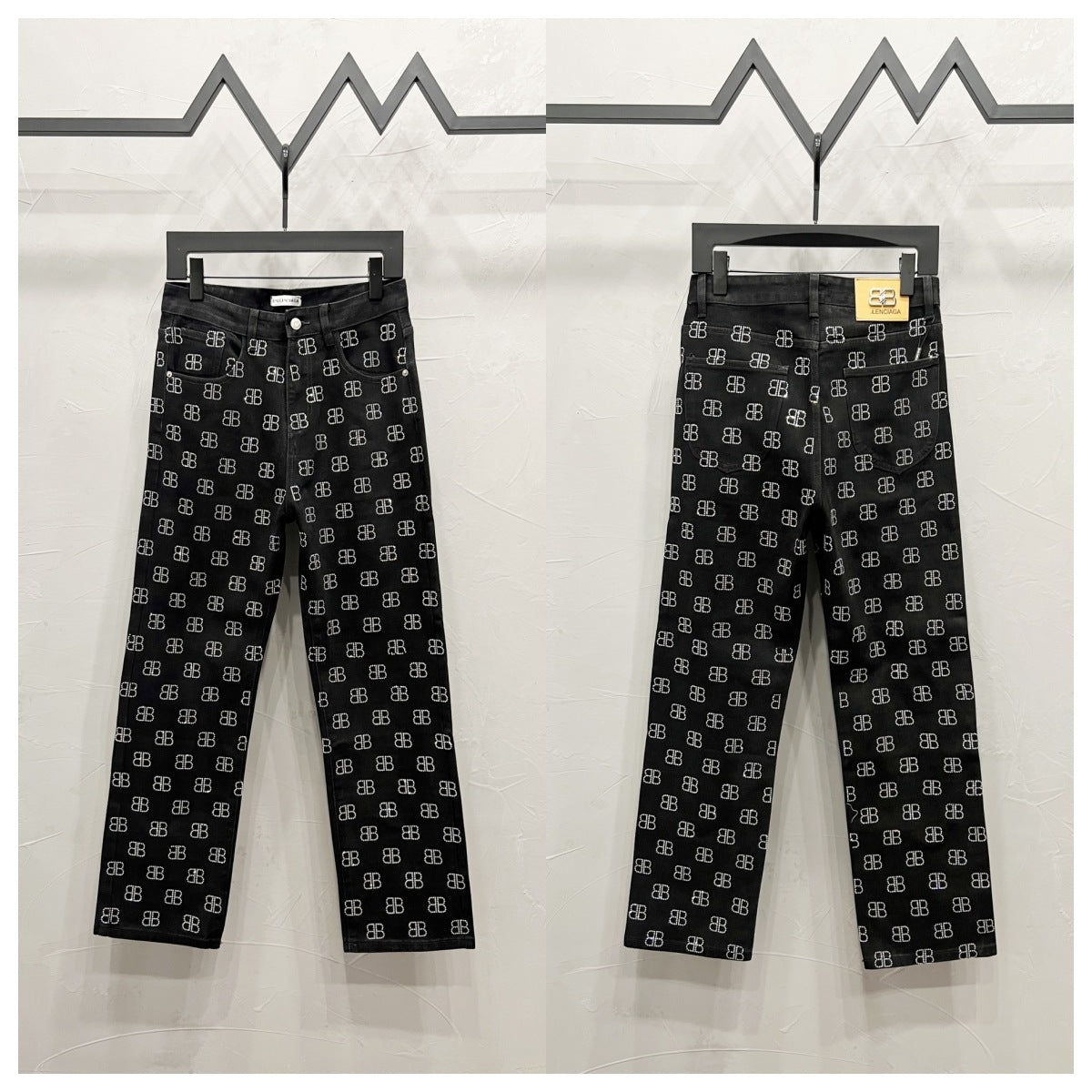 Balenciaga All-over Print Jeans