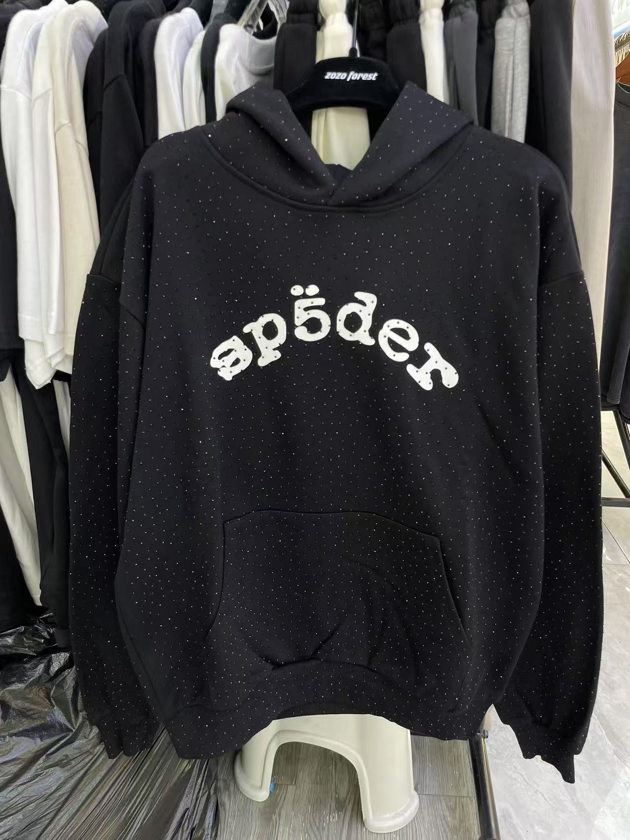 SP5DER Rhinestones Tracksuits