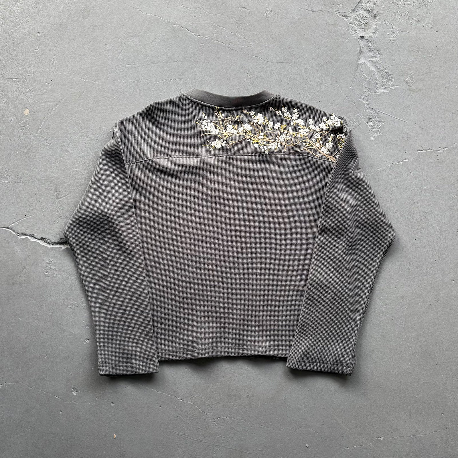Derschutze "Blossom" Waffle Longsleeve Anthracite