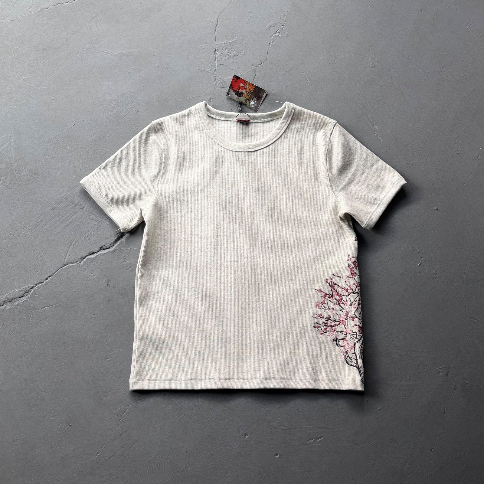 Derschutze "Blossom v3" Ribbed T-Shirt