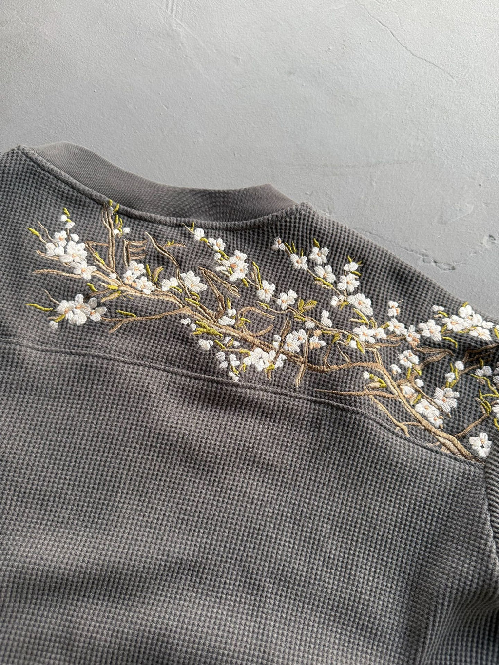 Derschutze "Blossom" Waffle Longsleeve Anthracite