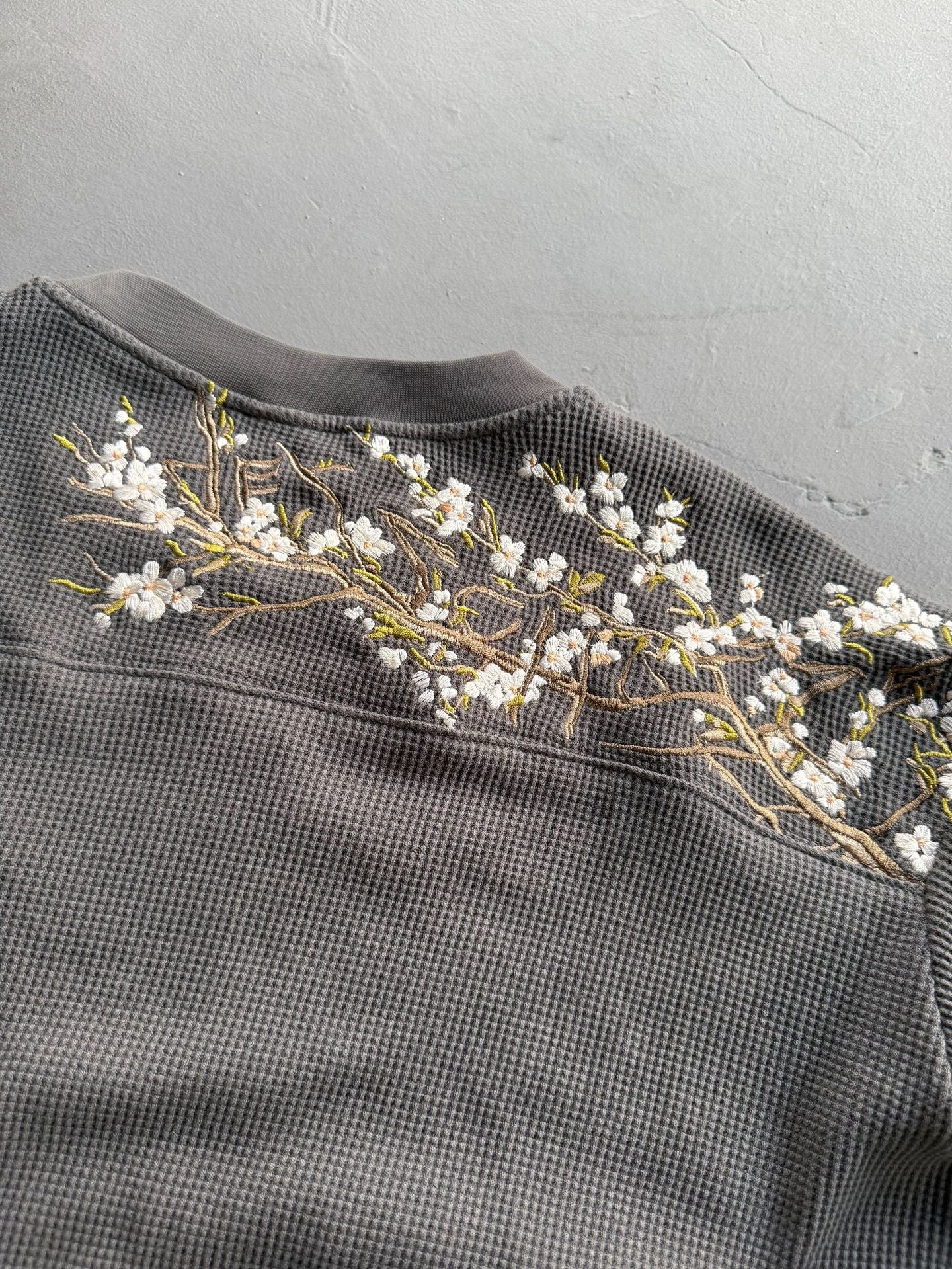 Derschutze "Blossom" Waffle Longsleeve Anthracite
