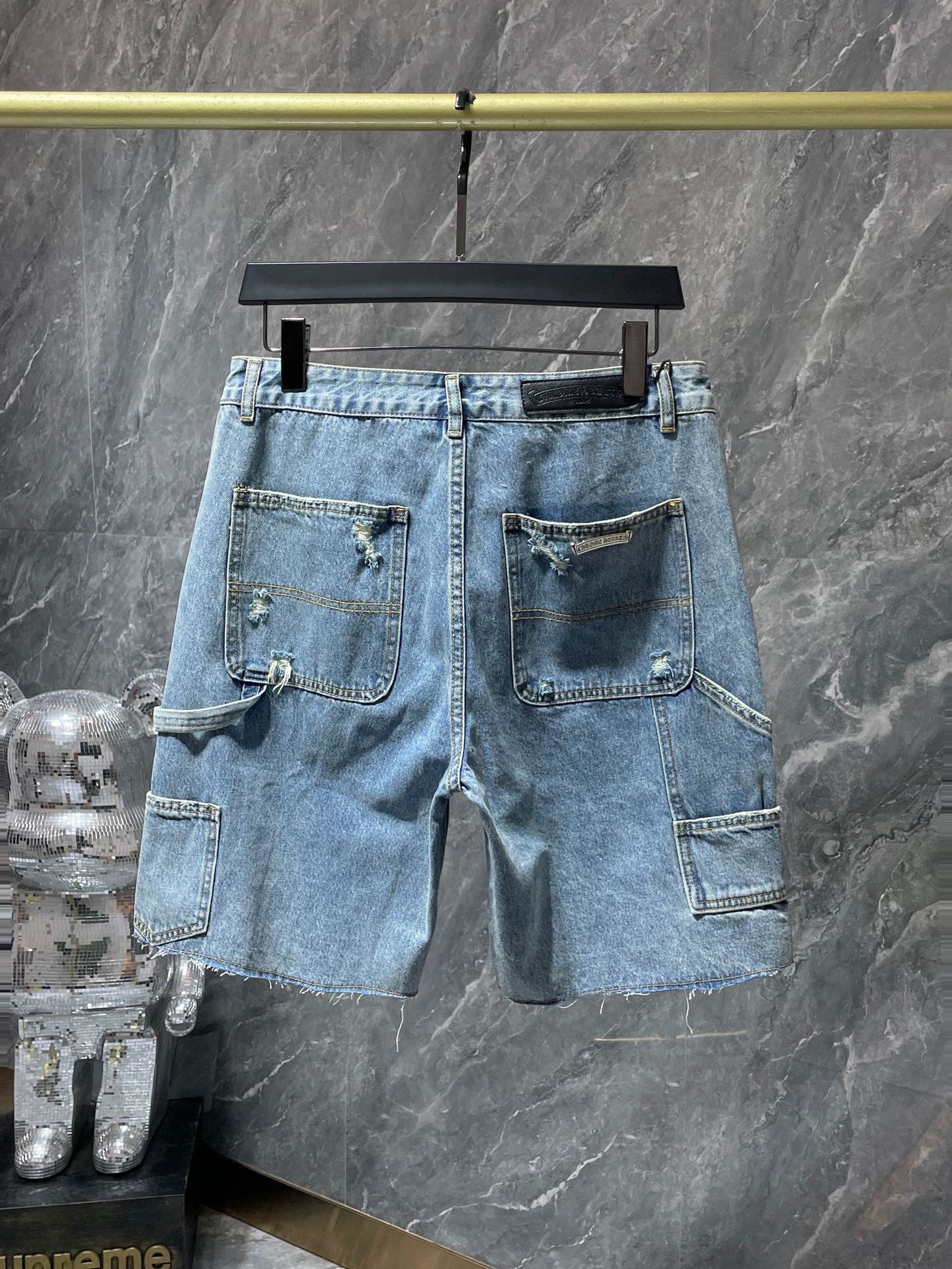 Chrome Hearts Denim Shorts