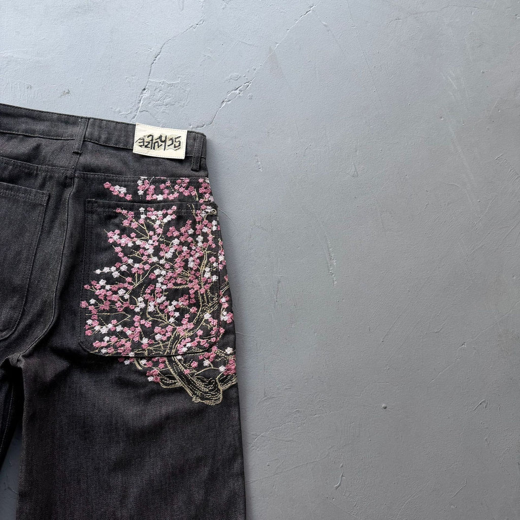 Derschutze "Blossom" Raw Denim Jorts