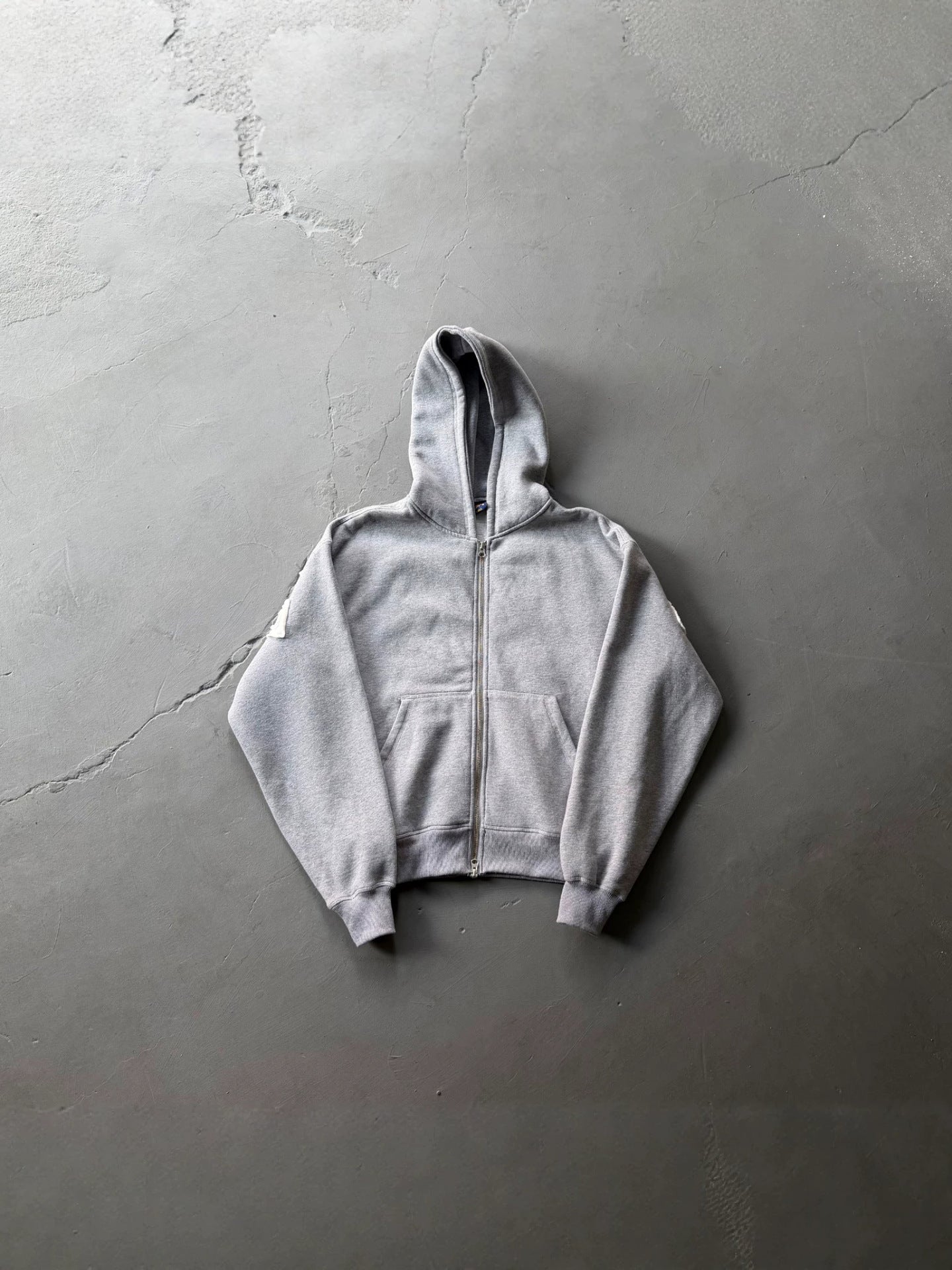 Corteiz Heather Grey  Lundun Stitch Zip Tracksuit