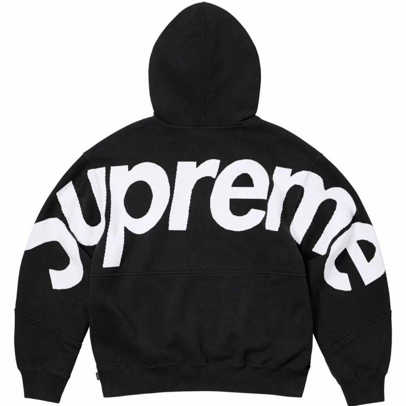 Supreme Jacquard Logo Hooded Sweatshirt
