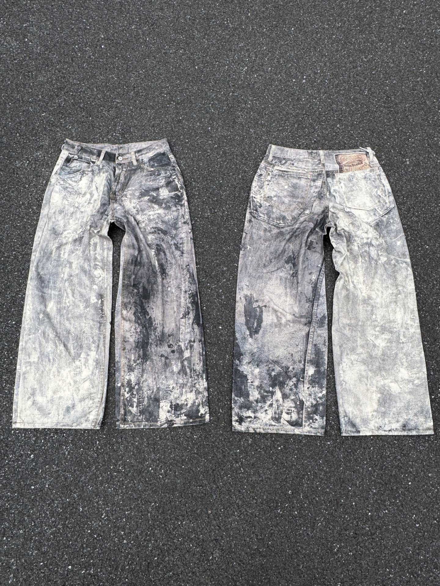 Acne Studios Loose fit trousers 1981 Cold grey