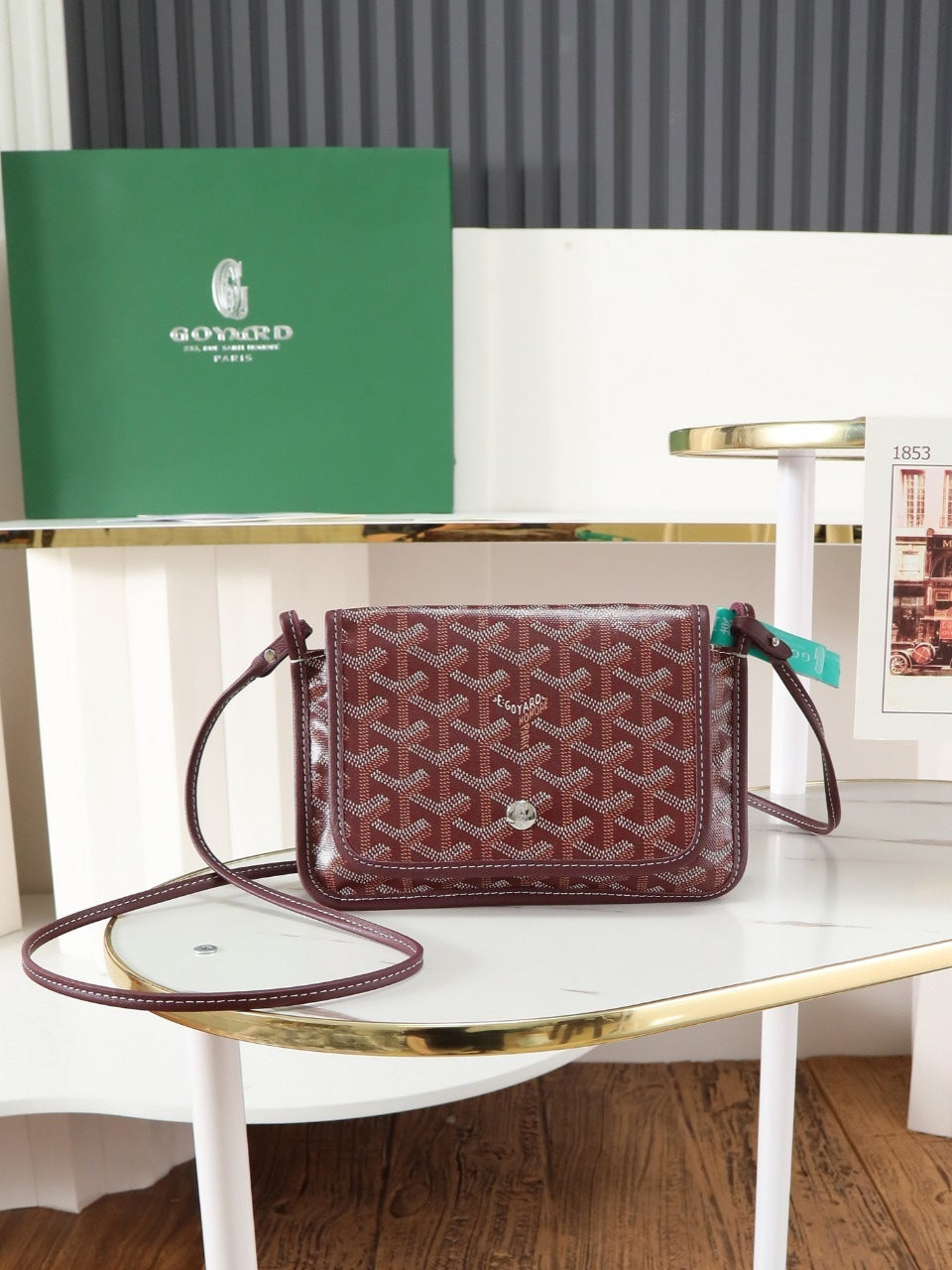 Goyard Goyardine Plumet Wallet Clutch