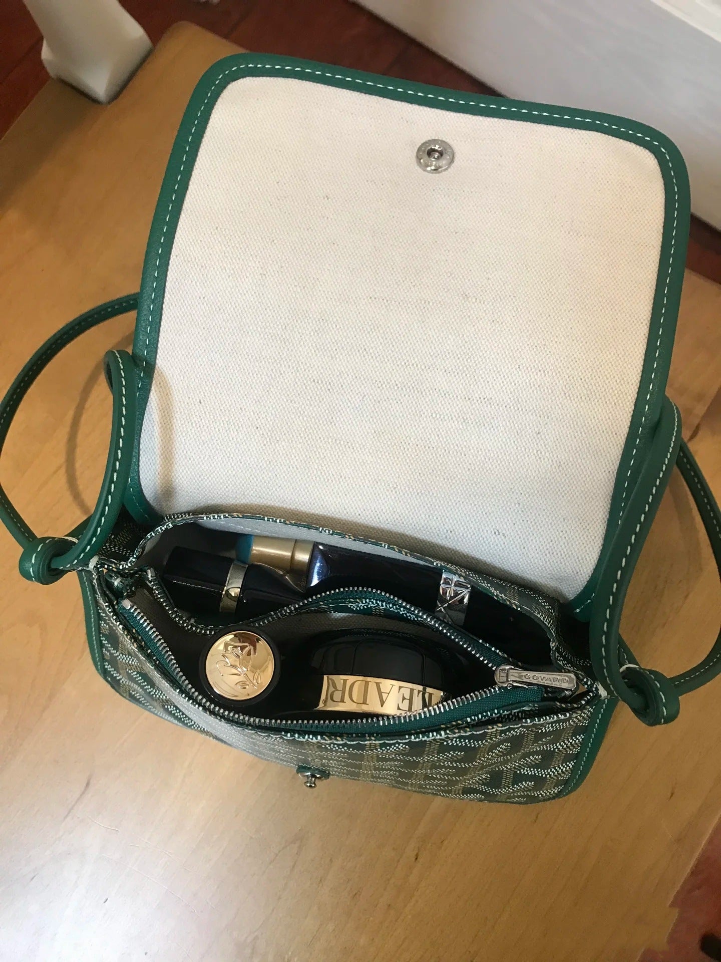 Goyard Goyardine Plumet Wallet Clutch