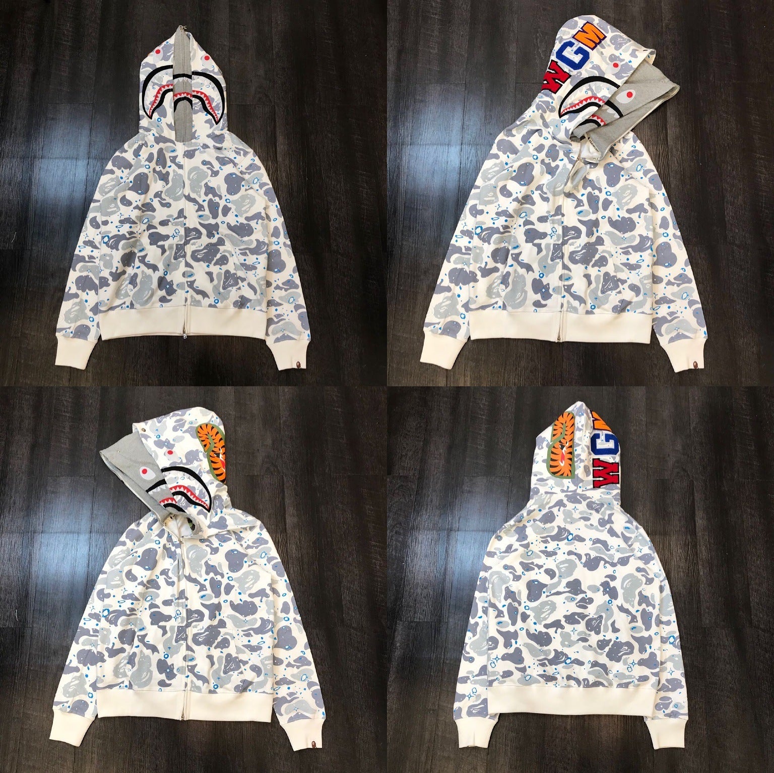 Bape Camo Double Hoodies