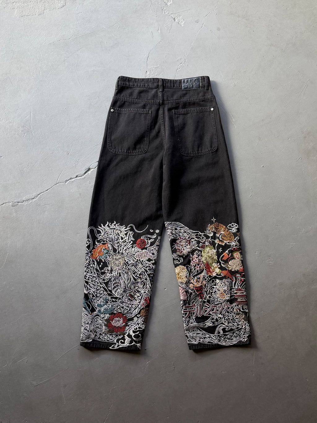derschutze "Yakuza" Denim Black 02 jeans