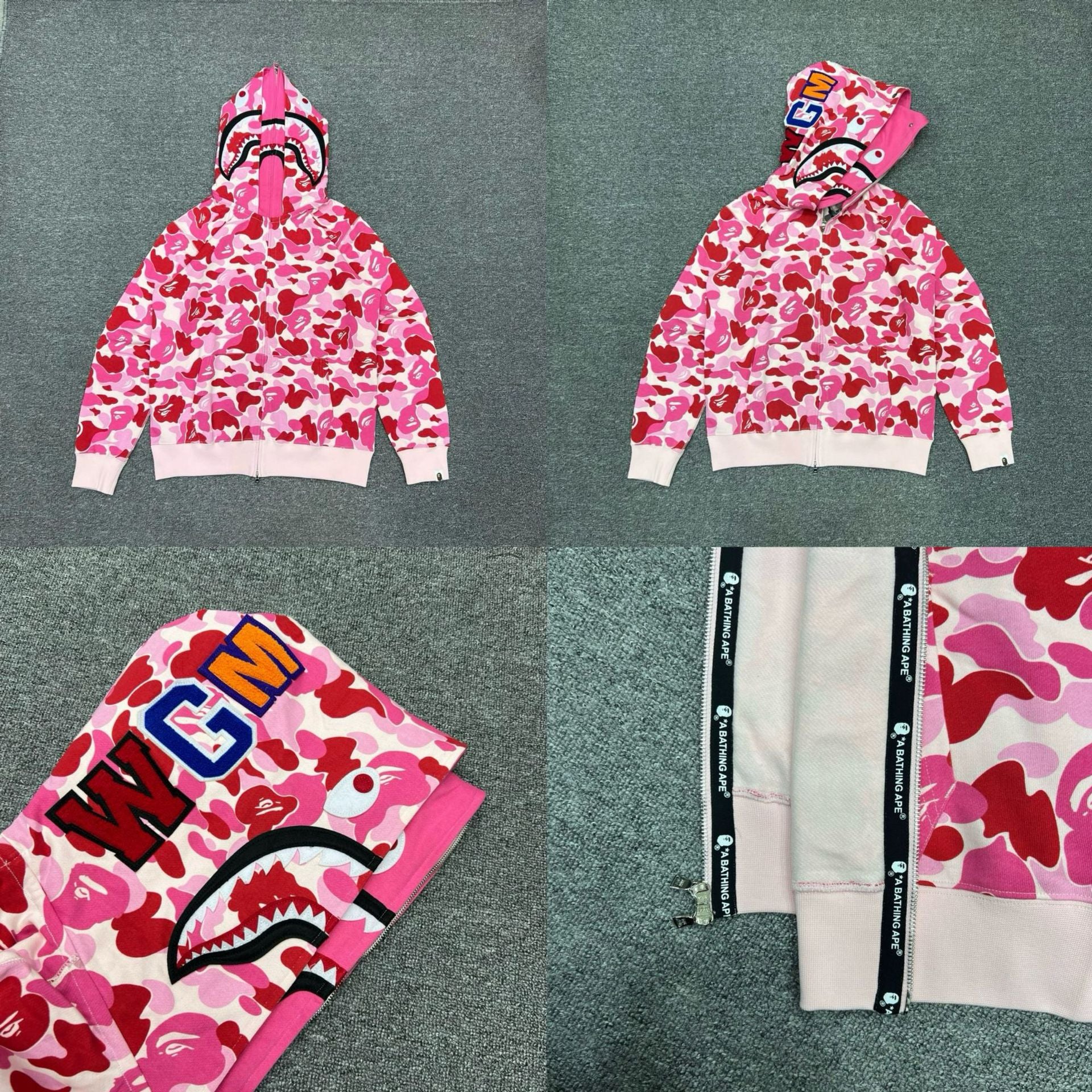 Bape Camo Double Hoodies