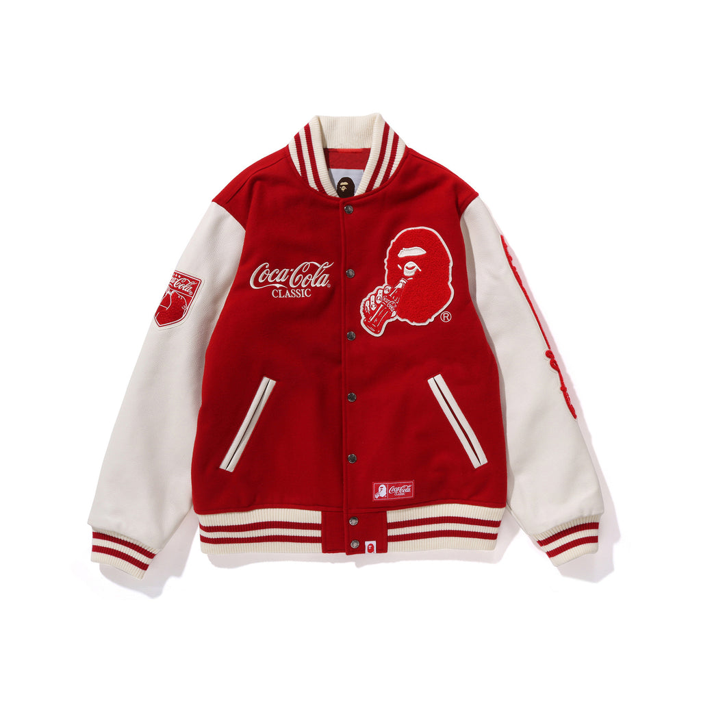 Bape Varsity Leather Jacket