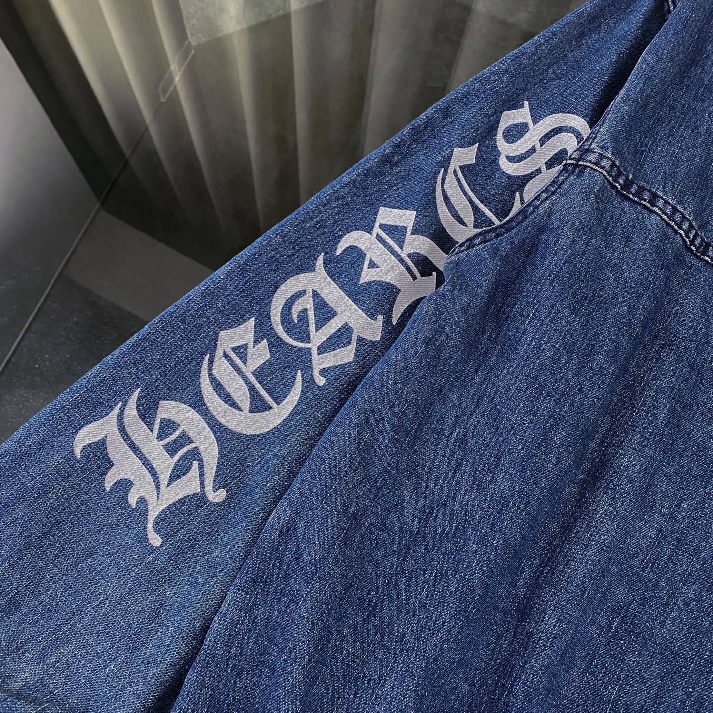 Chrome Hearts Hooded Denim Jacket