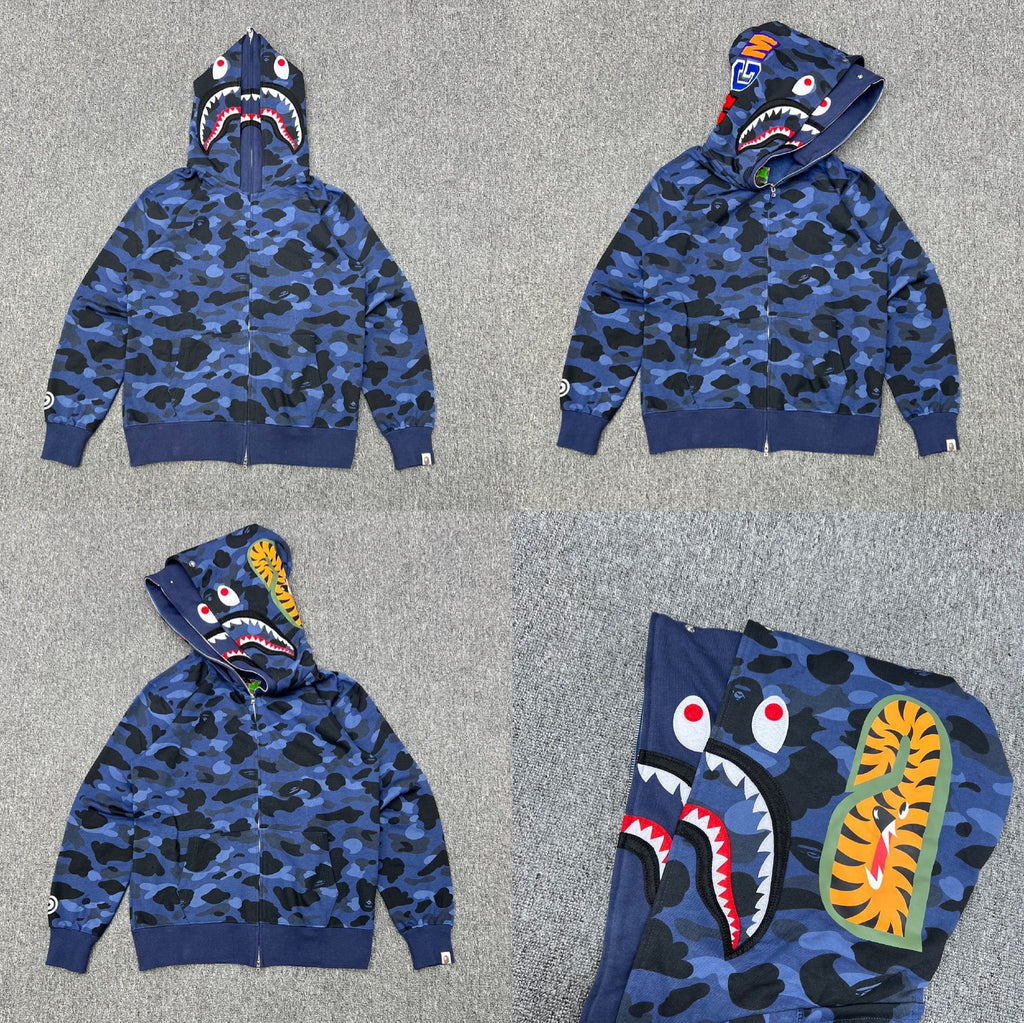 Bape Camo Double Hoodies