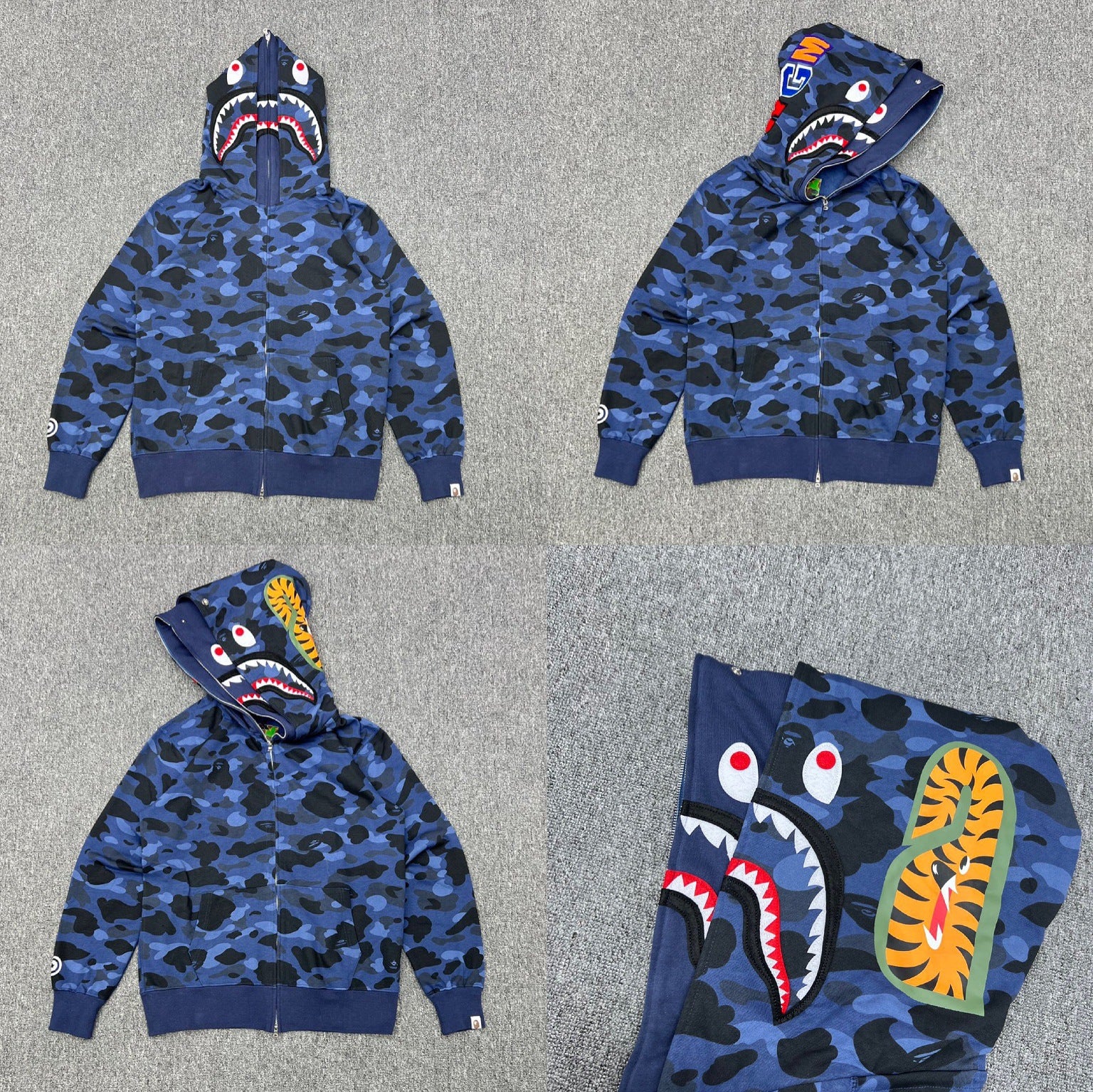 Bape Camo Double Hoodies
