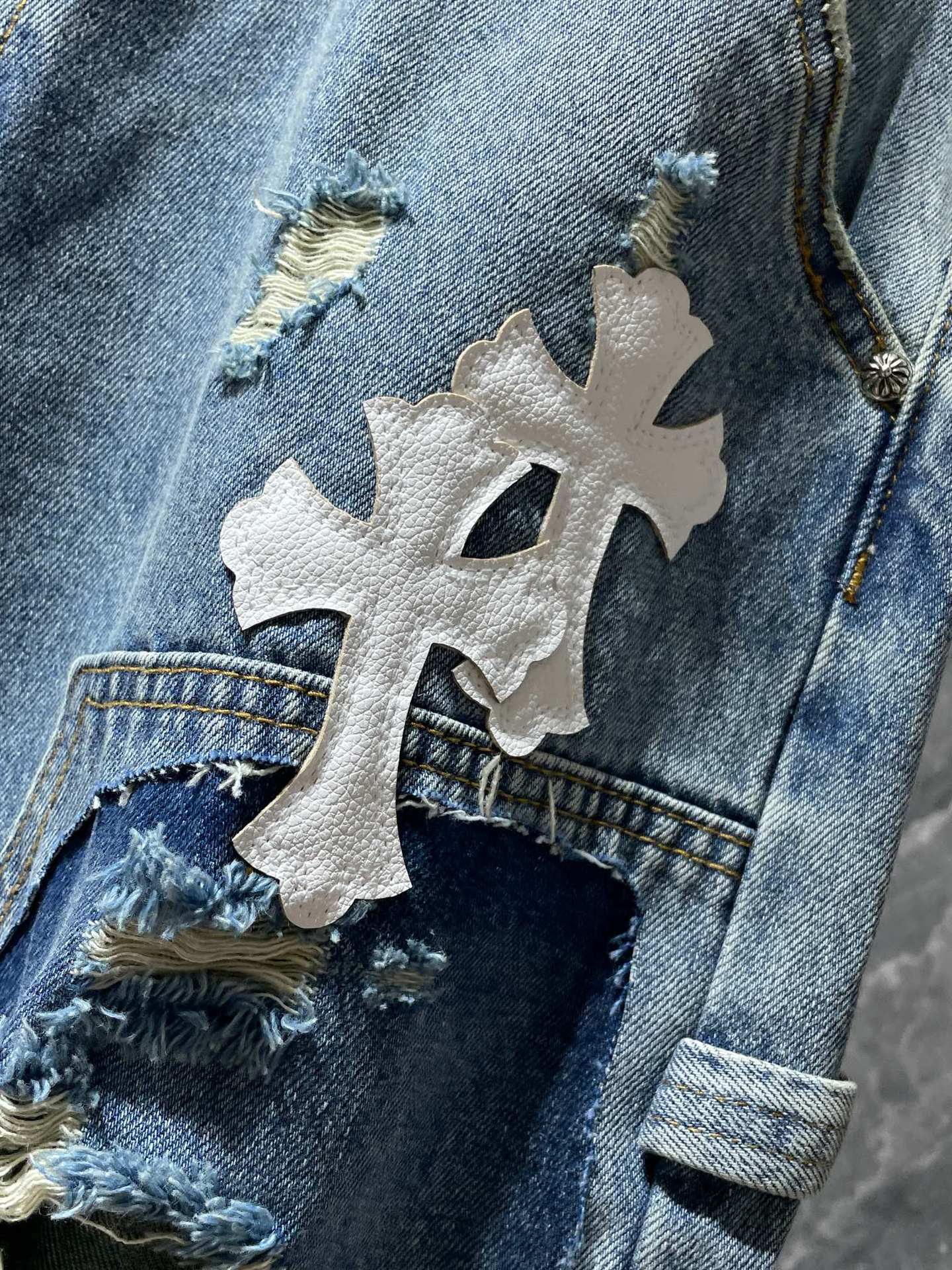 Chrome Hearts Denim Shorts