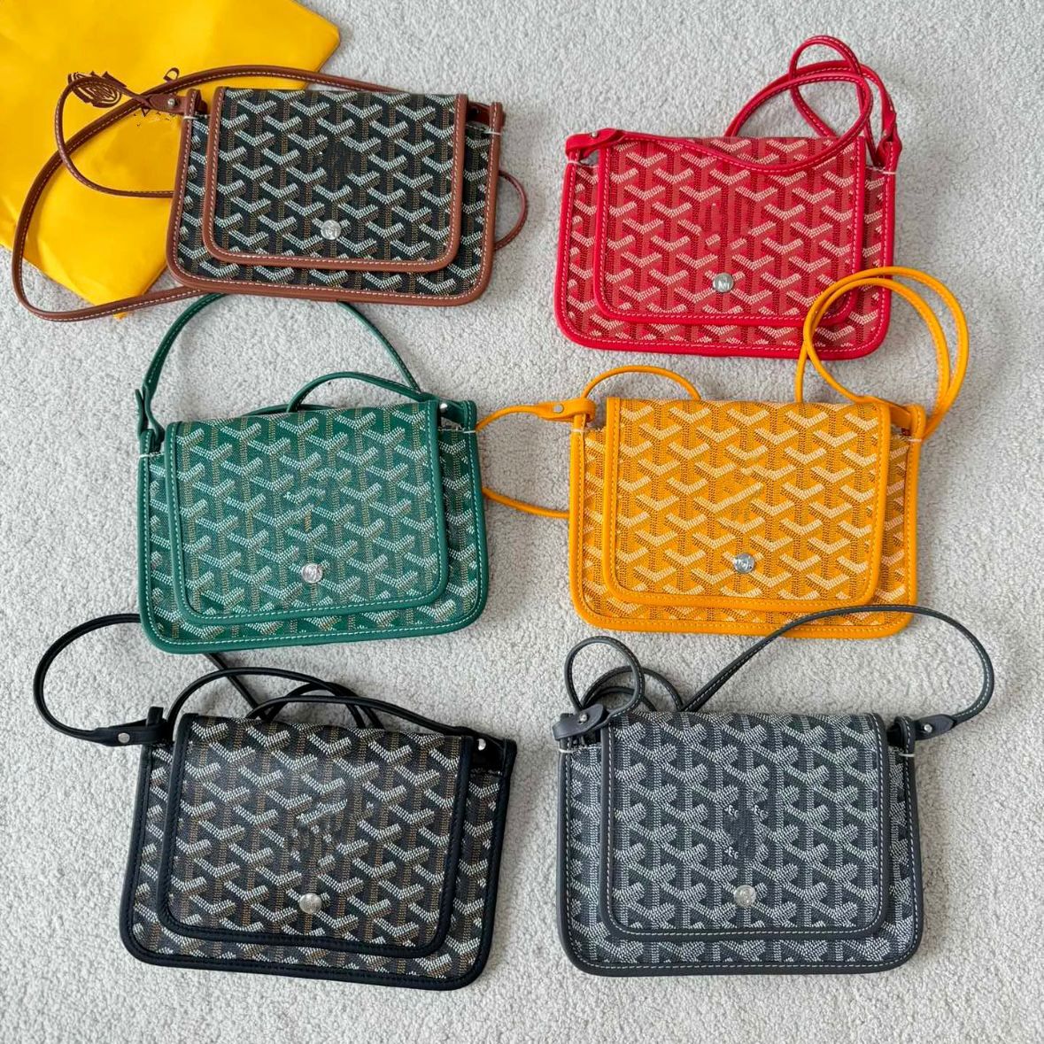 Goyard Goyardine Plumet Wallet Clutch