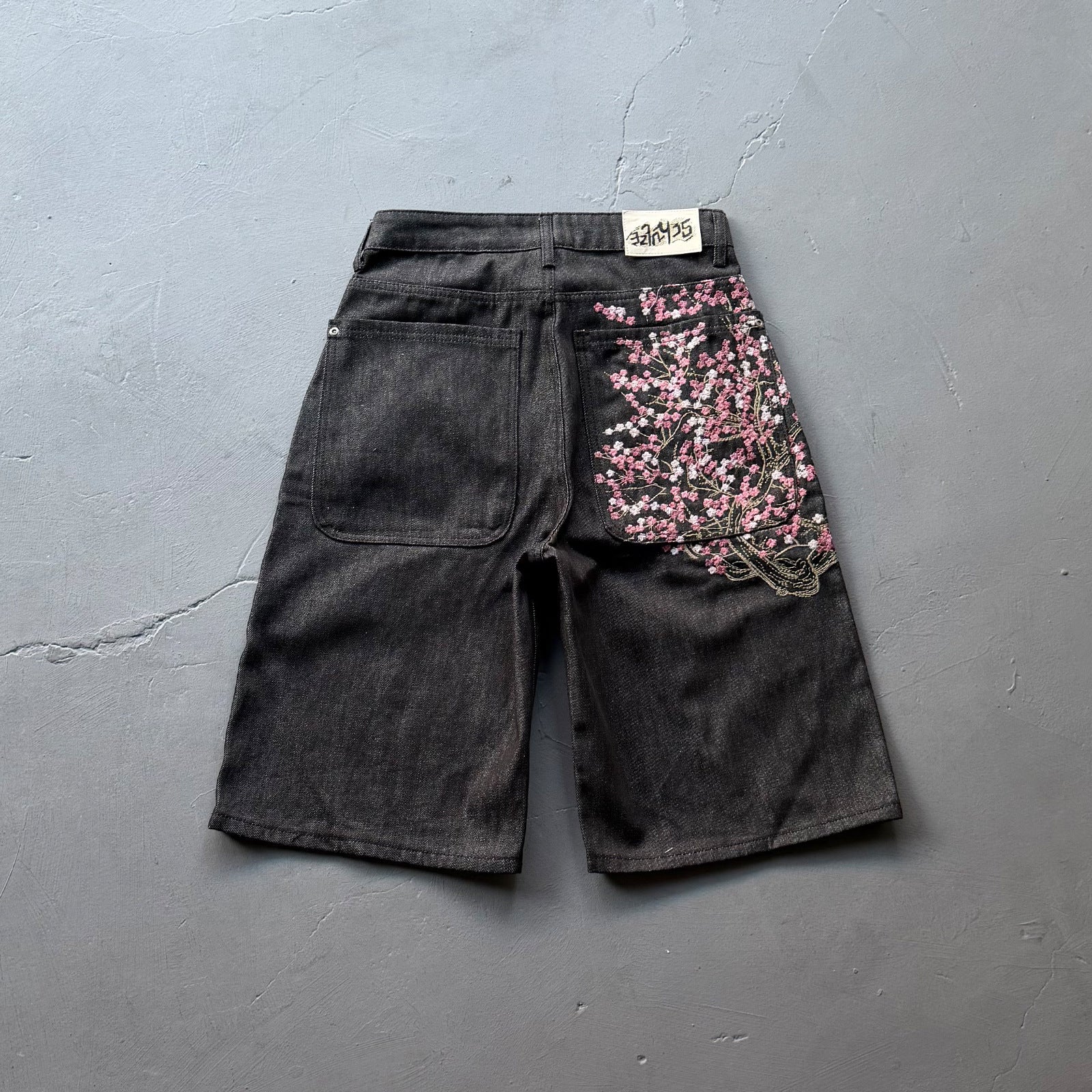 Derschutze "Blossom" Raw Denim Jorts