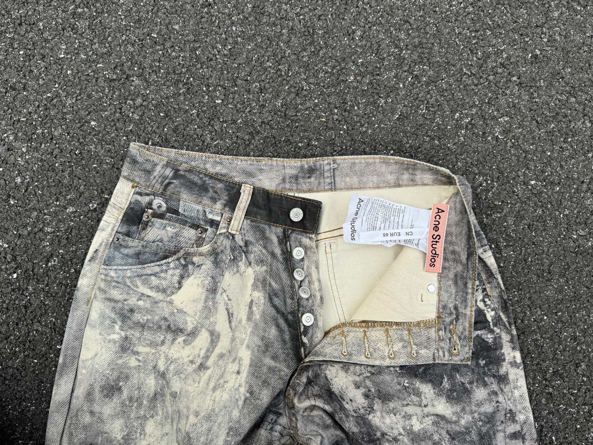 Acne Studios Loose fit trousers 1981 Cold grey