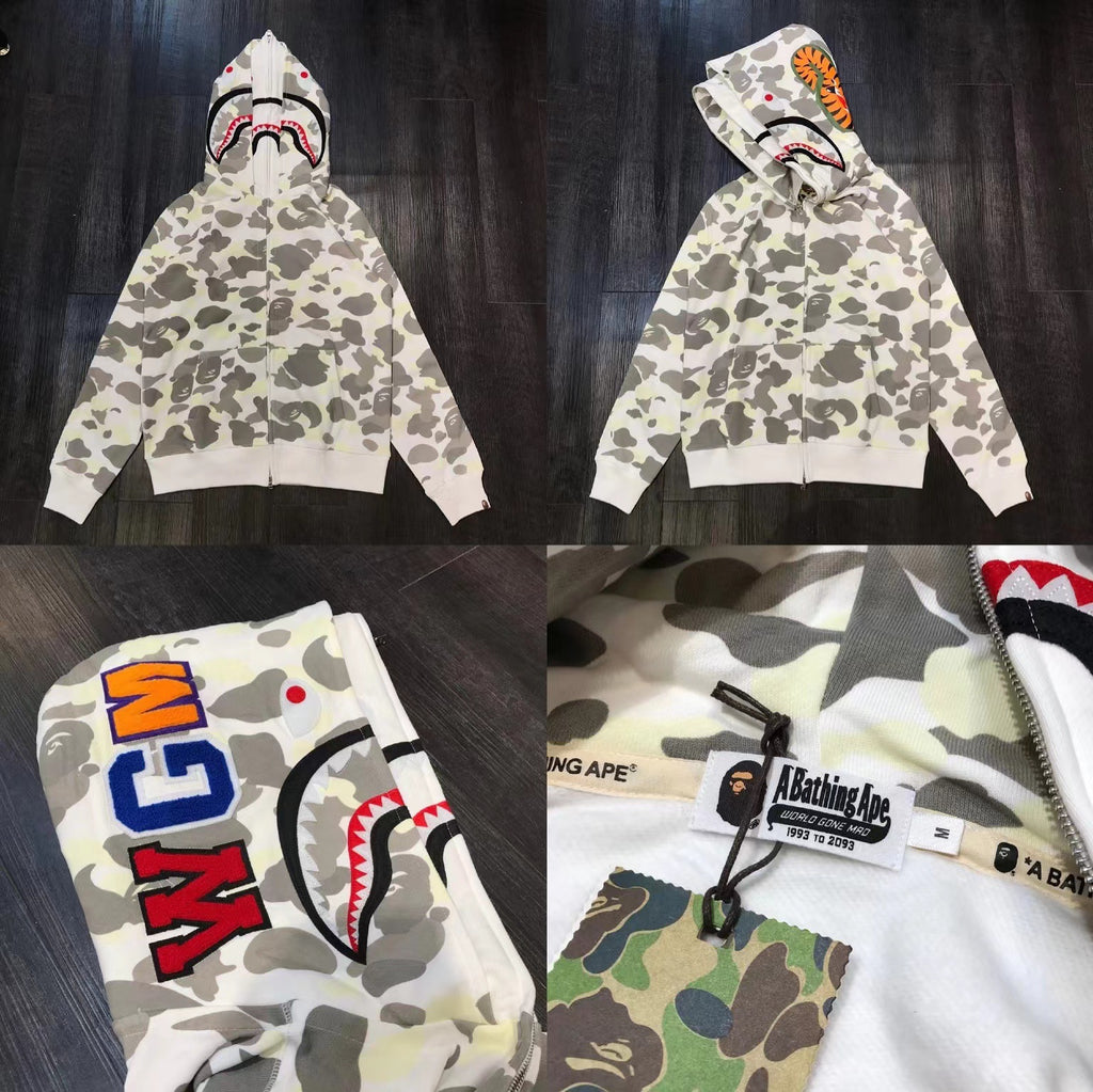 Bape Camo Double Hoodies
