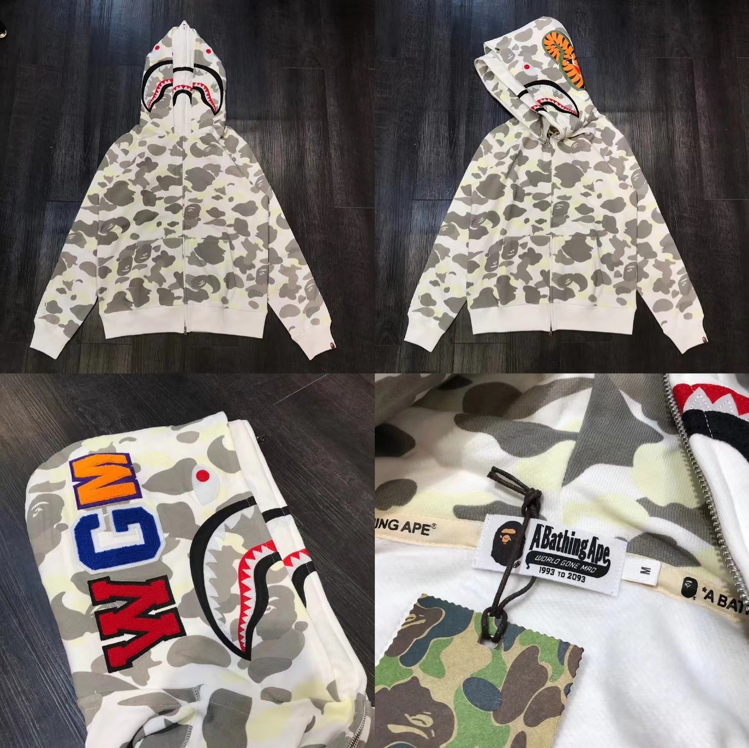 Bape Camo Double Hoodies