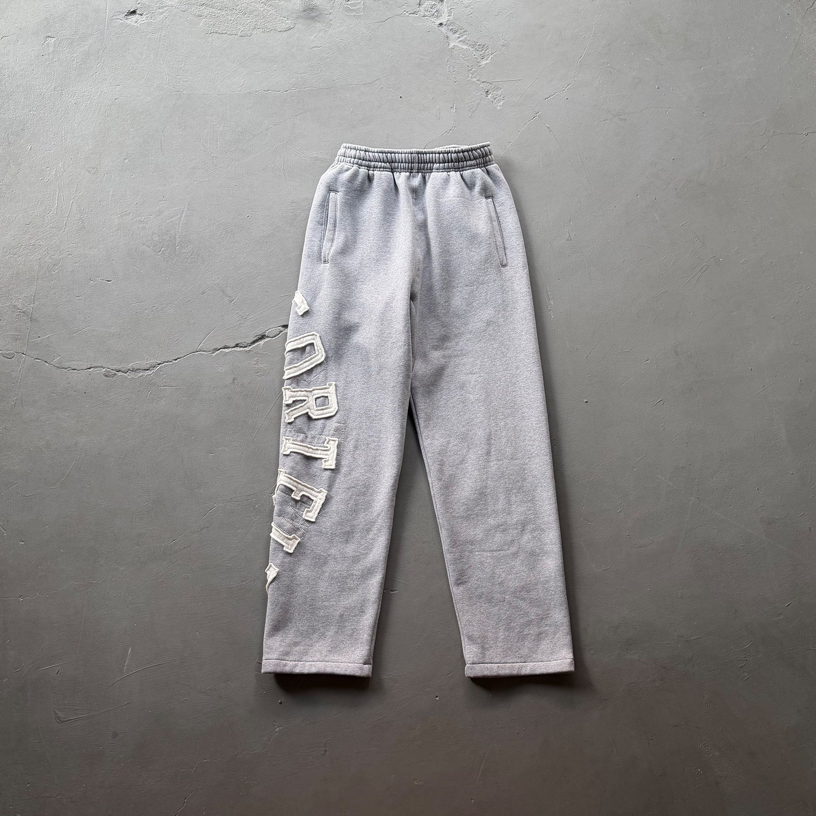 Corteiz Heather Grey  Lundun Stitch Zip Tracksuit