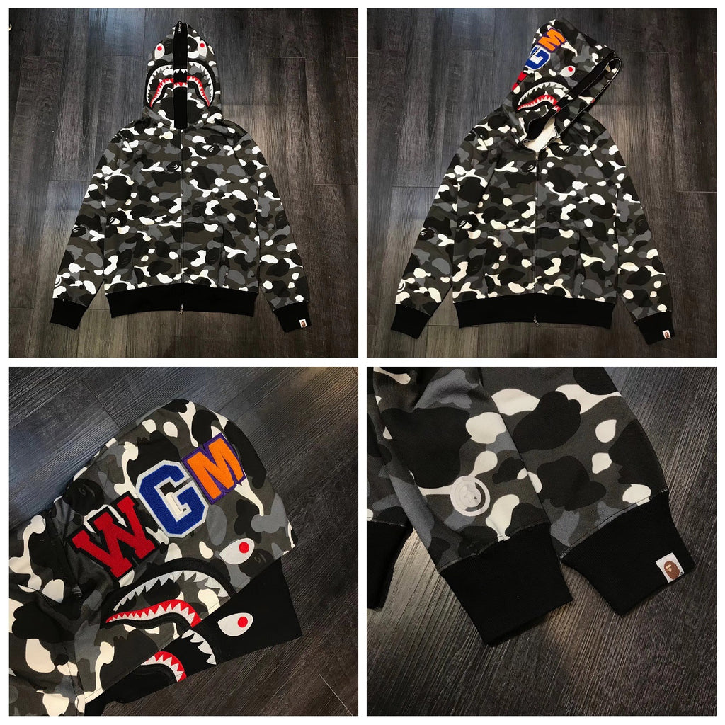 Bape Camo Double Hoodies