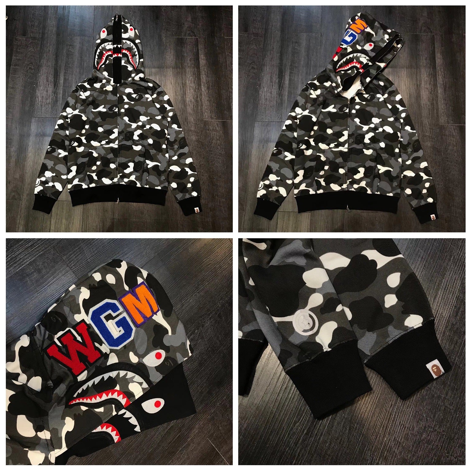 Bape Camo Double Hoodies