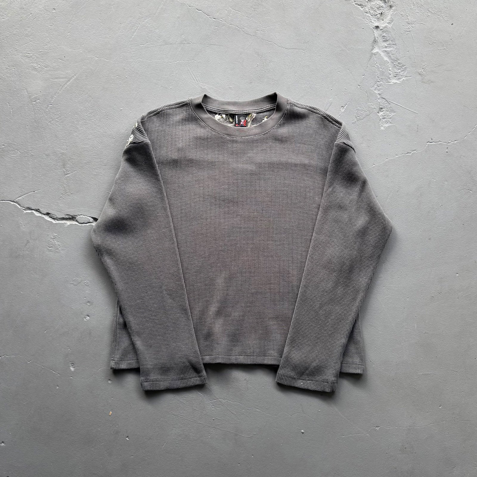 Derschutze "Blossom" Waffle Longsleeve Anthracite