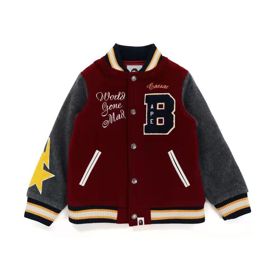 Bape Varsity Leather Jacket