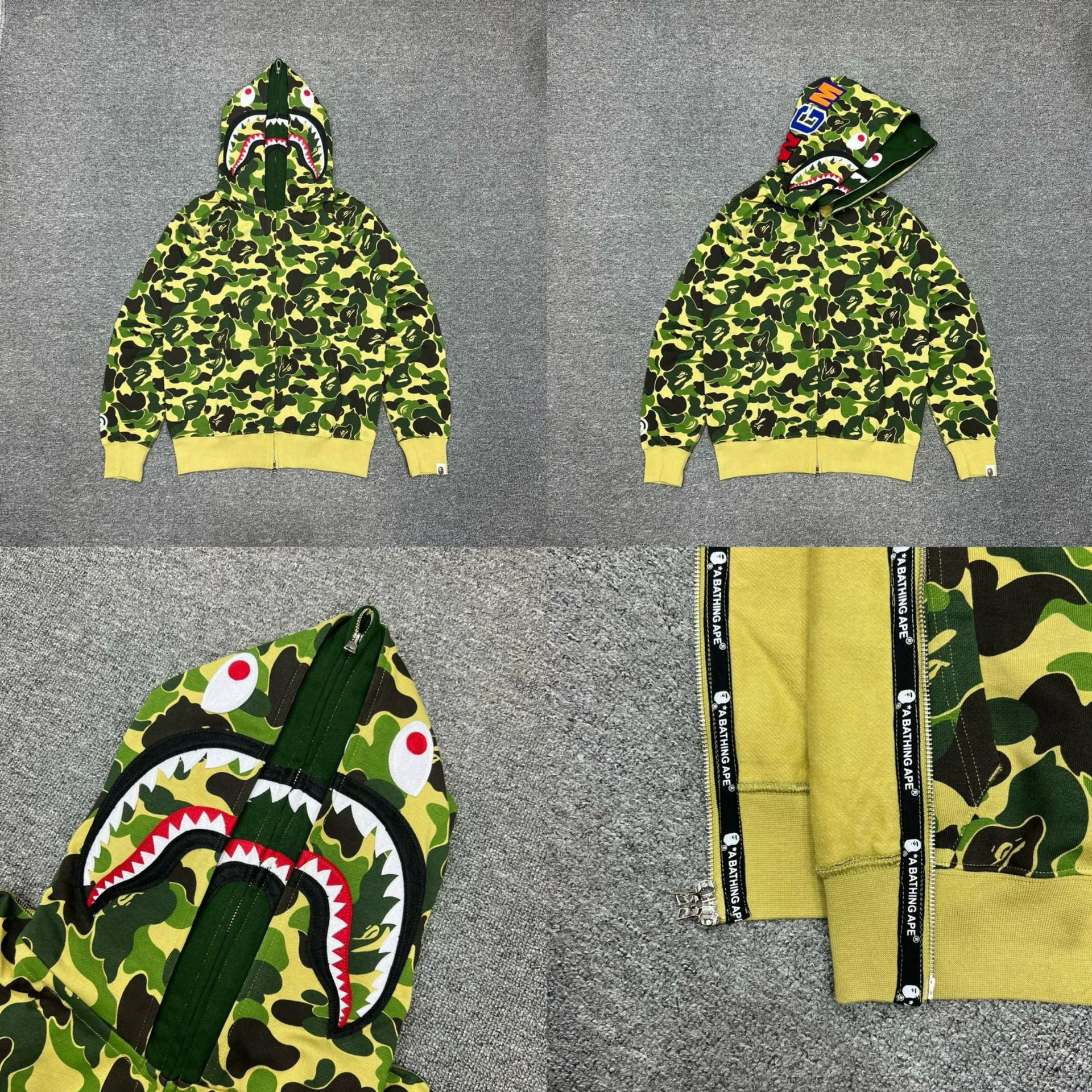 Bape Camo Double Hoodies