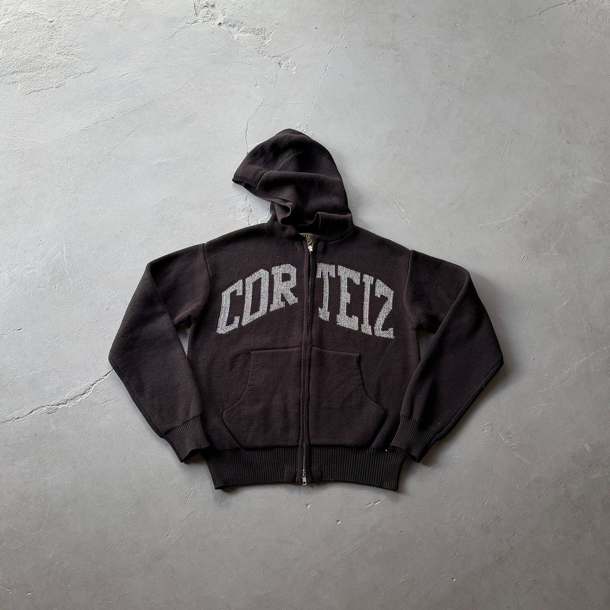 Corteiz 3M College Knit Zip Hoodie