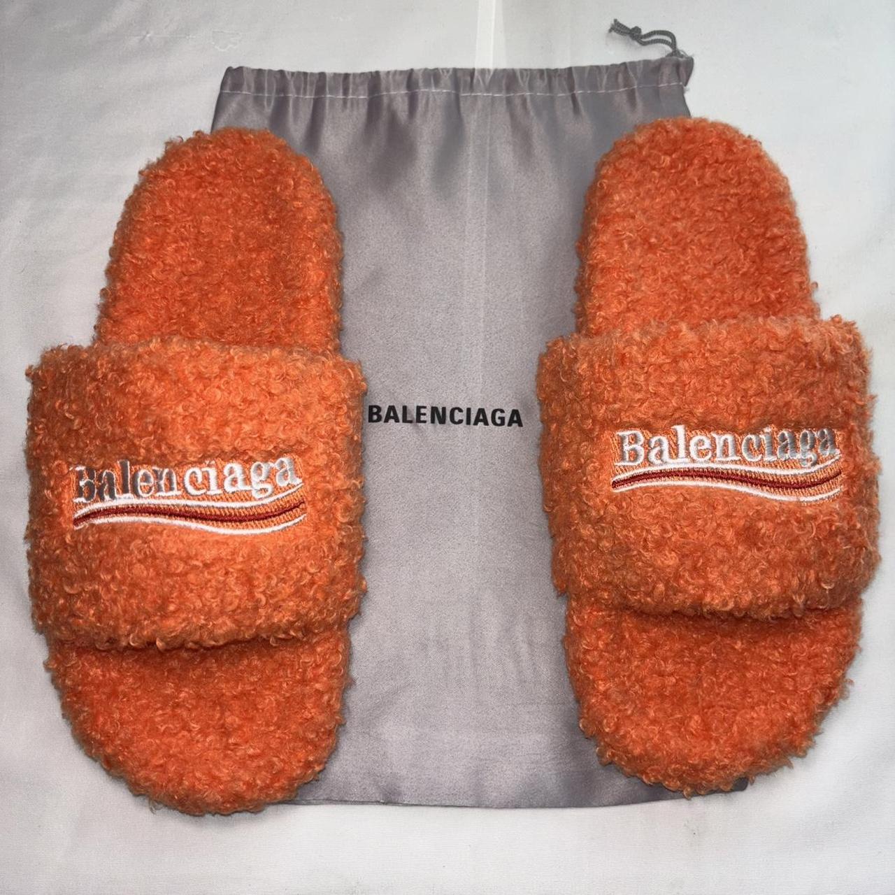 Balenciaga Furry Slides