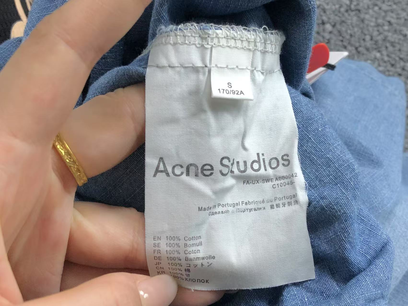 Acne Studios Button-Up Logo Stamp Set
