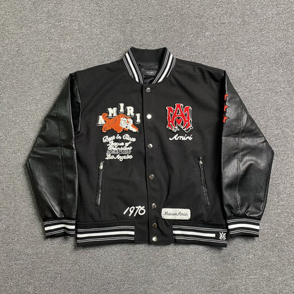 Amiri Mixed Varsity Jacket